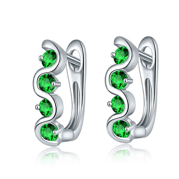 Jewelry Copper Electroplated Flower Pattern Women's Earrings
