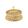 Jewelry Copper Electroplated Gold Lotus Base Handmade Baroque Pearl Accessories