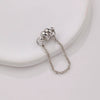 Jewelry Copper Electroplated Magnetic Buckle With Chain For Bracelet And Necklace
