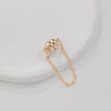Jewelry Copper Electroplated Magnetic Buckle With Chain For Bracelet And Necklace