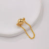 Jewelry Copper Electroplated Magnetic Buckle With Chain For Bracelet And Necklace