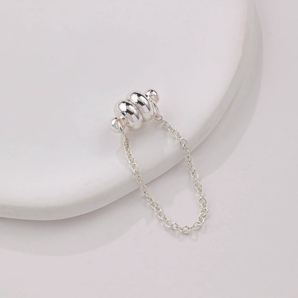 Jewelry Copper Electroplated Magnetic Buckle With Chain For Bracelet And Necklace