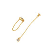 Jewelry Copper Electroplated Magnetic Buckle With Chain For Bracelet And Necklace