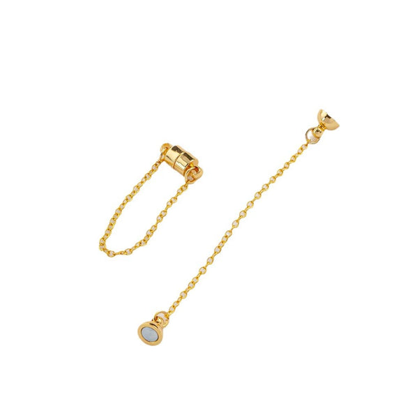 Jewelry Copper Electroplated Magnetic Buckle With Chain For Bracelet And Necklace