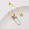 Jewelry Copper Electroplated Magnetic Buckle With Chain For Bracelet And Necklace