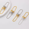Jewelry Copper Electroplated Magnetic Buckle With Chain For Bracelet And Necklace