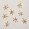Jewelry Copper Electroplated Snowflake Pearl Pendant Material Accessories