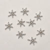 Jewelry Copper Electroplated Snowflake Pearl Pendant Material Accessories