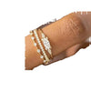 Jewelry Copper Geometric Electroplating Women's Ring Threepiece Set With Horse Eye Zircon