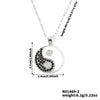 Jewelry Copper Geometric Medieval Style Pendant Necklace Electroplating
