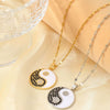 Jewelry Copper Geometric Medieval Style Pendant Necklace Electroplating