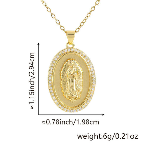 Jewelry Copper Geometric Microinlaid Zircon Electroplated Fashion Lip Chain
