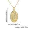 Jewelry Copper Geometric Microinlaid Zircon Electroplated Fashion Lip Chain