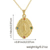 Jewelry Copper Geometric Microinlaid Zircon Electroplated Fashion Lip Chain