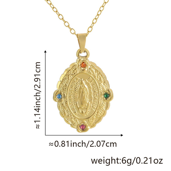 Jewelry Copper Geometric Microinlaid Zircon Electroplated Fashion Lip Chain