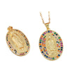Jewelry Copper Geometric Microinlaid Zircon Electroplated Fashion Lip Chain