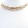 Jewelry Copper Geometric Microinlaid Zircon Tennis Chain Clavicle Chain Electroplated Unisex