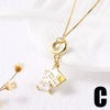 Jewelry Copper Geometric Pendant Necklace Electroplating