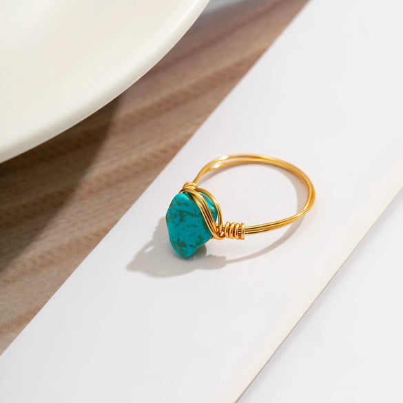 Jewelry Copper Geometric Pure Handmade Women's Luminous Ring