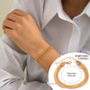 Jewelry Copper Geometric Sparkling Multi Layer Clavicle Necklace For Women Electroplated