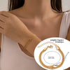 Jewelry Copper Geometric Sparkling Multi Layer Clavicle Necklace For Women Electroplated