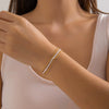 Jewelry Copper Geometric Sparkling Multi Layer Clavicle Necklace For Women Electroplated