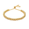 Jewelry Copper Geometric Vintage Bead Pull Adjustable Bracelet Electroplating