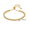 Jewelry Copper Geometric Vintage Bead Pull Adjustable Bracelet Electroplating