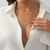 Jewelry Copper Geometric Yshaped Pendant Necklace Simple Electroplating