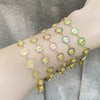 Jewelry Copper Geometric Zircon Stitching Bracelet For Women