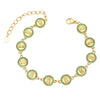 Jewelry Copper Geometric Zircon Stitching Bracelet For Women