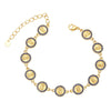 Jewelry Copper Geometric Zircon Stitching Bracelet For Women