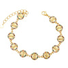 Jewelry Copper Geometric Zircon Stitching Bracelet For Women