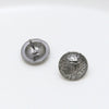 Jewelry Copper Gold Plated Inlaid Zirconium Rabbit Round Shield Badge Accessories Handmade Minimalist Electroplating
