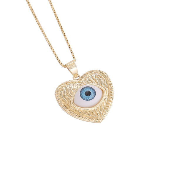 Jewelry Copper Heart Pendant Electroplating Women's Style