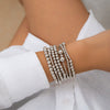 Jewelry Copper Heart Shape Geometric Style Electroplating Women's Bracelet