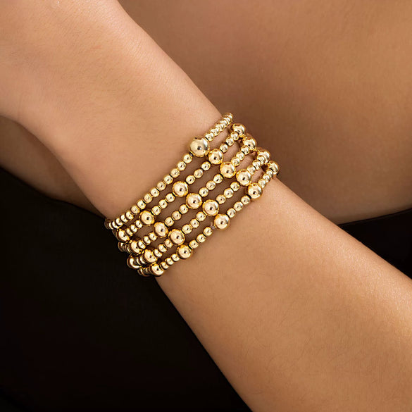 Jewelry Copper Heart Shape Geometric Style Electroplating Women's Bracelet