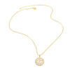 Jewelry Copper Heart Star Pendant Necklace With Electroplating
