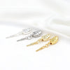 Jewelry Copper Ingot Buckle Electroplating Pearl Stick Buckle Necklace Bracelet Clip Diy Manual Connection Accessories