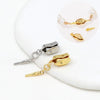 Jewelry Copper Ingot Buckle Electroplating Pearl Stick Buckle Necklace Bracelet Clip Diy Manual Connection Accessories