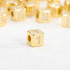Jewelry Copper Inlaid With Zircon Square Perforated Beads Stereo Number Spacer Beads Letters Numbers Text Loose Bead Accessories Bracelet Necklace