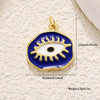 Jewelry Copper Inlaid Zircon Blue Eye Snake Love Pendant Bracelet Earrings