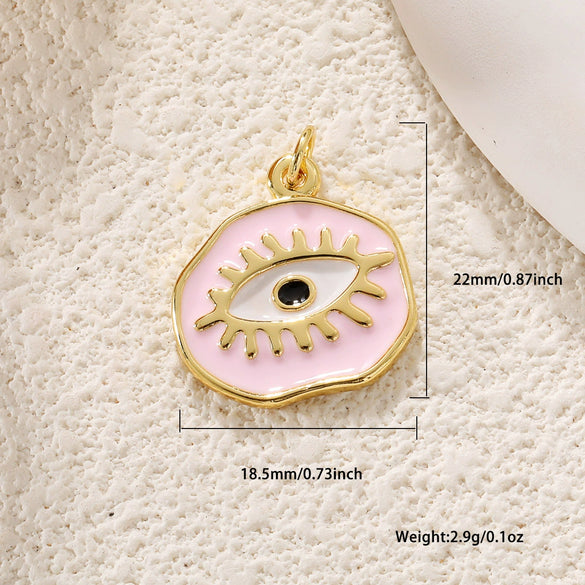 Jewelry Copper Inlaid Zircon Blue Eye Snake Love Pendant Bracelet Earrings