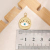 Jewelry Copper Inlaid Zircon Blue Eye Snake Love Pendant Bracelet Earrings