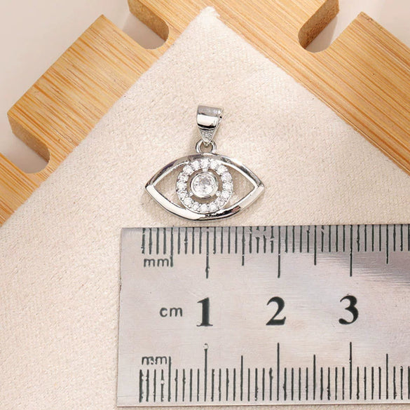 Jewelry Copper Inlaid Zircon Blue Eye Snake Love Pendant Bracelet Earrings