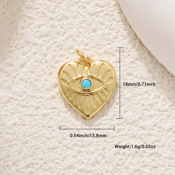 Jewelry Copper Inlaid Zircon Blue Eye Snake Love Pendant Bracelet Earrings