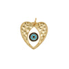 Jewelry Copper Inlaid Zircon Blue Eye Snake Love Pendant Bracelet Earrings