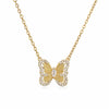 Jewelry Copper Inlaid Zircon Bow Light Luxury Earrings Ring Necklace Bracelet Set