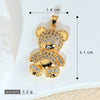 Jewelry Copper 18K Gold Plated Micropaved Animal Zodiac Pendant Necklace Bracelet Earrings For Women