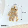 Jewelry Copper 18K Gold Plated Micropaved Animal Zodiac Pendant Necklace Bracelet Earrings For Women